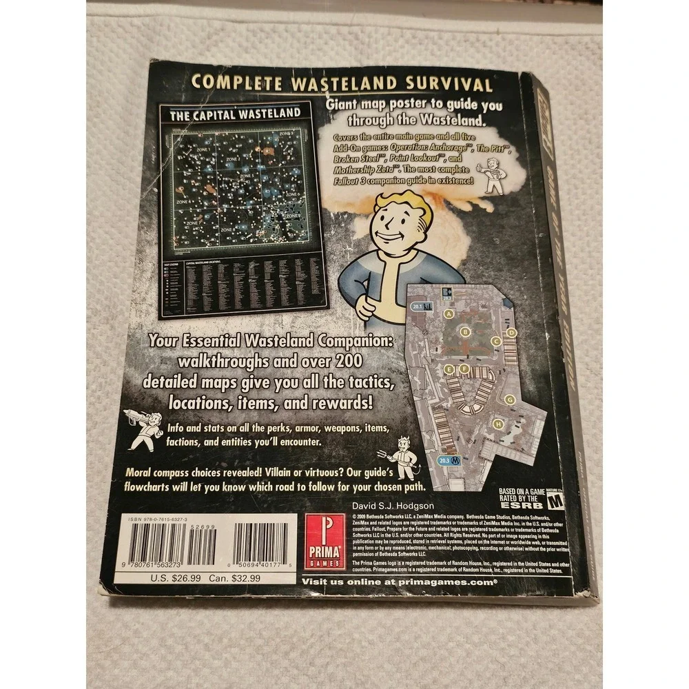 Fallout 3 Game of the Year Edition Official Game Guide Prima Games GOTY DLC